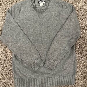 Duluth Trading Co Gray Crewneck Sweater - Classic Knit